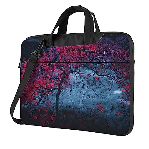 Sac ordinateur étanche antichoc avec bandoulière et motif arbre moderne