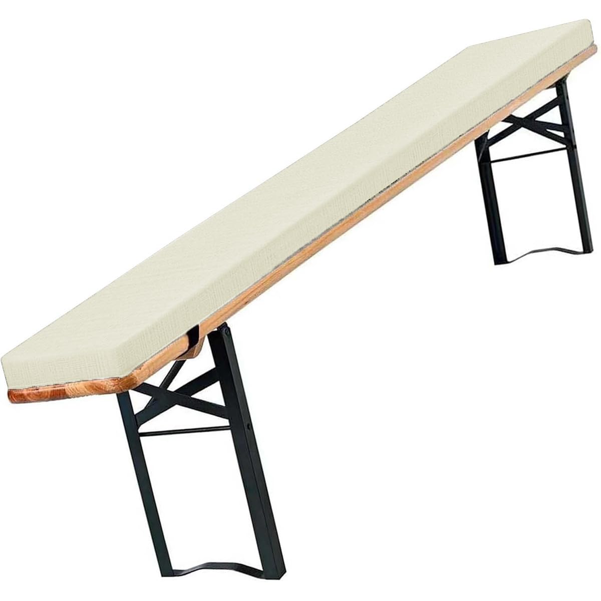 Banc de bière rembourré Cush 220x25cm antidérapant pour table et jardin