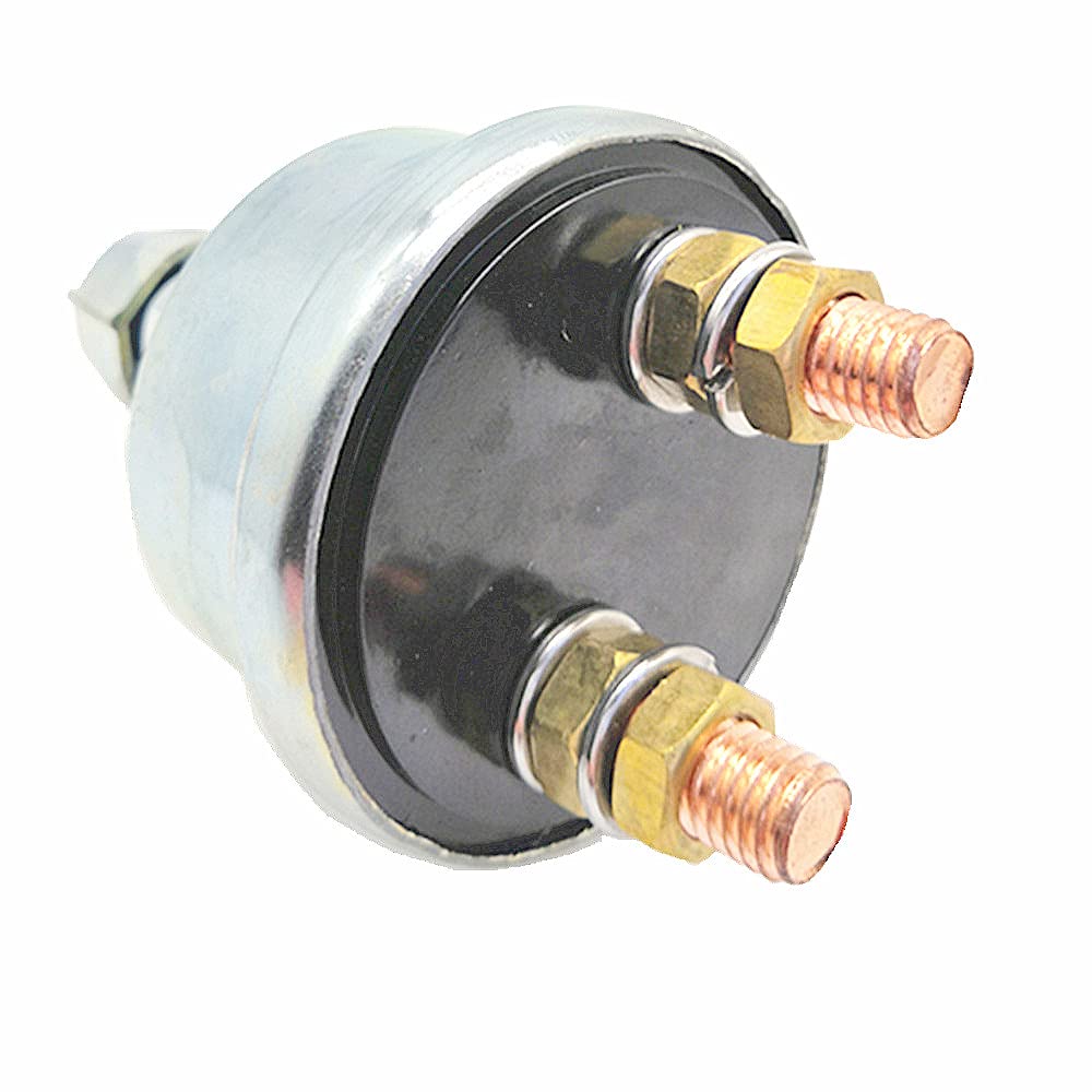 HMY 12V 125 Amps 20701 Master Battery Disconnect Kill Switch Kill Cut Off Universal Used for Trucks, Cars, RVs, Trailers, Boats, Marine Applications, 2.76 x 2.76 x 4.72 inches