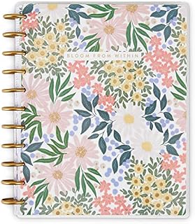 Happy Planner 12-Month Daily Teacher Layout Lesson Planner, Back-to-School Diary for August 2022 to July 2023, Disc-Bound Diary Planner, Big-Sized,Teacher Layout, 21.6 cm x 27.94 cm, Springtime Flora