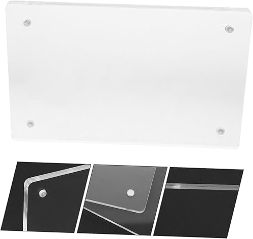 Miniatura 6 de Tablero de exhibición de acrílico transparente Soportes de acrílico para menú, soporte para letreros de menú, soportes de acrílico para letreros de