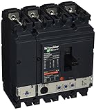 Número de polos: 4P Schneider Electric LV429782 NSX100F Compact Automático Interruptor Disjuntor, Micrologic 2.2, 40A, 4 Polos, 4D, 86mm x 140mm x 161mm