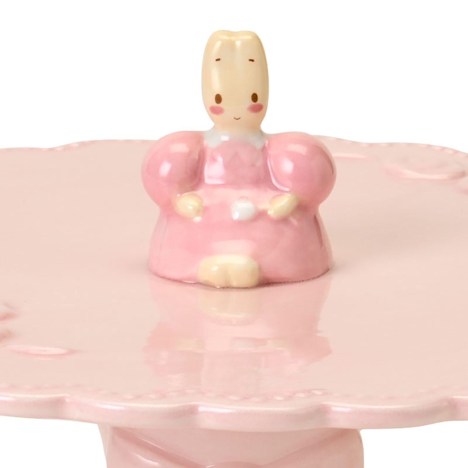 ケーキスタンド ピンクドーム　昭和レトロ cotta ケーキスタンド フラット ピンク 大（25cm) | ケーキスタンド