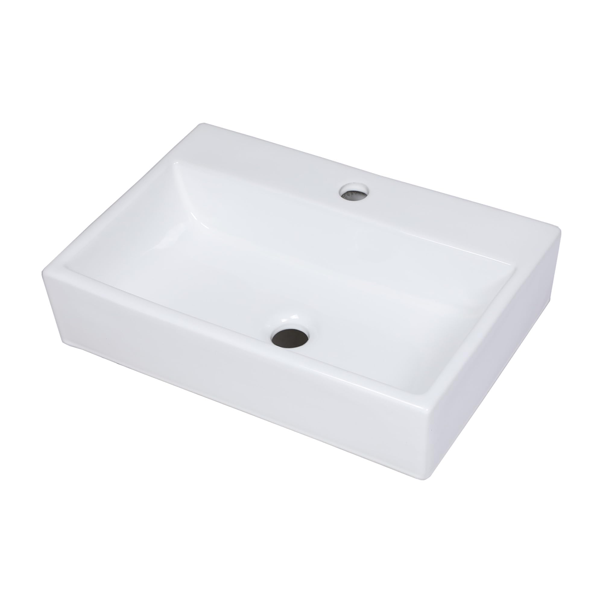 Logmey 20 In Wall Mount Bathroom Vessel Sink - Rectangle 20