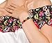 Forum Novelties Day of The Dead Multi Colored Skeleton Skull Bracelet Costume Accessory