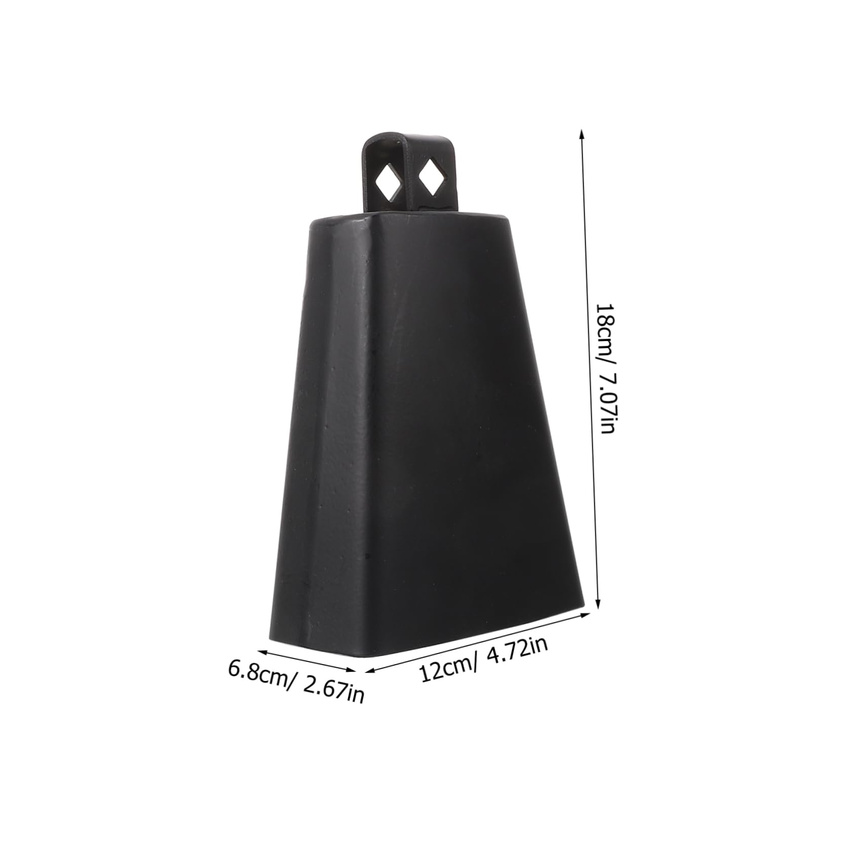 FUNOMOCYA Resistant to Deformation Metal Cowbell for Sports Noise Maker Bell Musical
