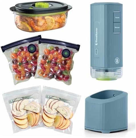 FoodSaver Mini Handheld Vacuum Sealer Machine with Marinate Setti...