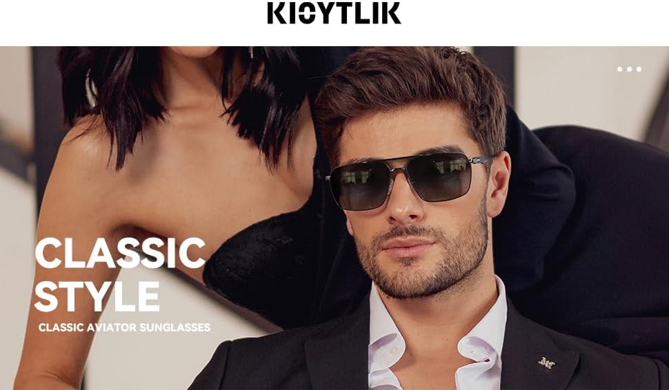 Sunglasses for Men Women Trendy Polarized Sunglasses UV400 Fashion SunGlasses Aviator Sunglasses for Driving Fishing - Image 2