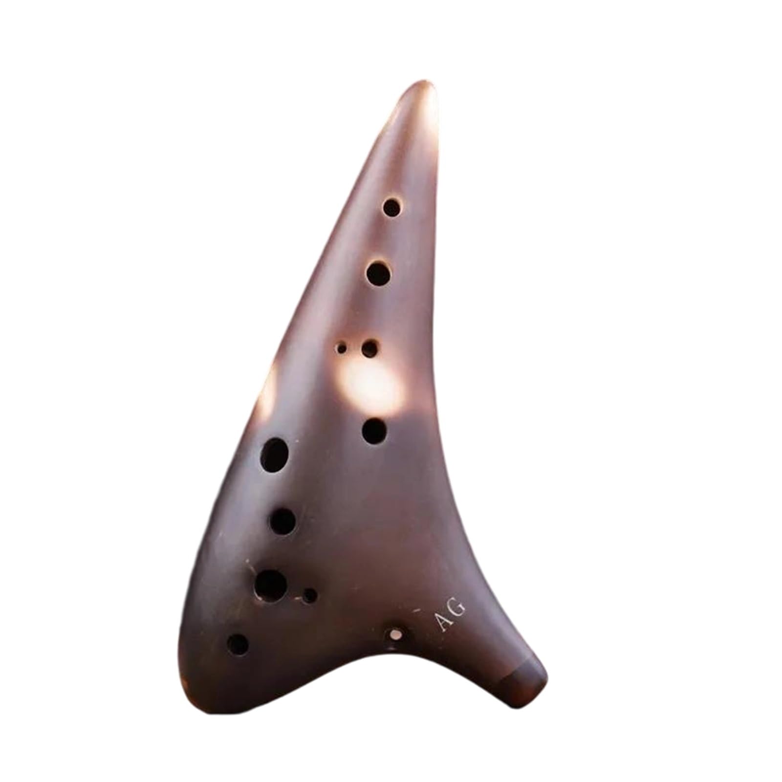 Okarina Ceramic Ocarina Professional 12 Hole Alto AG Tune Instrument do nauki dla początkujących(3/4)