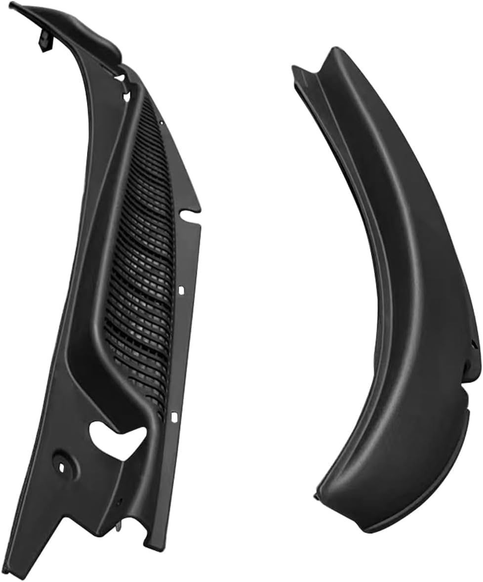 Windshield Wiper Motor Cowl Cover Fits for Chev-y GM-C 1996-2017,Driver and Passenger Side