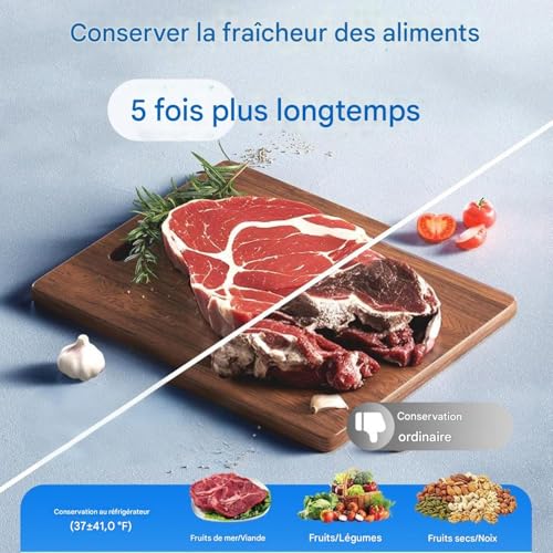 Scelleuse sous vide portable pour préserver les restes de repas - 5