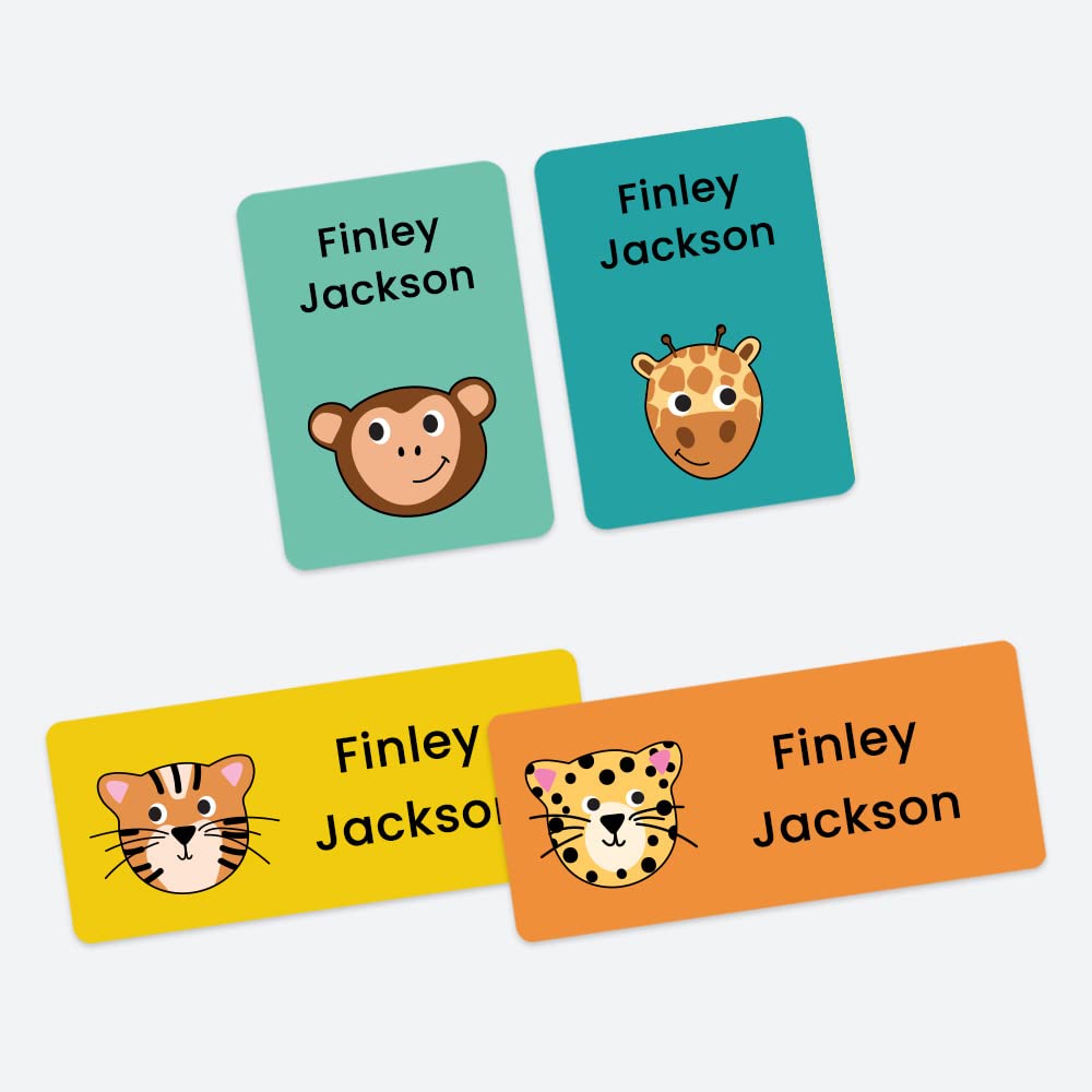 Dotty About Paper Jolly Jungle - Pack of 43 Name Labels โ image 1