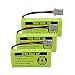 GEILIENERGY 2.4V 300mAh Cordless Home Phone Battery for AT&T BT162342 BT-162342 BT166342 BT-166342 BT266342 BT-266342 BT183342 BT-183342 BT283342 BT-283342 VTech CS6329 CS6114 (Pack of 3)