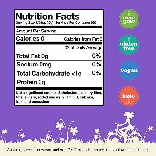 Nunaturals 2729 White Stevia Powder, Plant-Based Sugar Substitute thumb #6