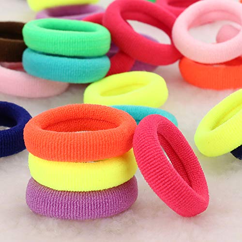 200Pcs Seamless Toddler Hair Ties – Mini Baby Hair Bands Ties – Soft Kids Hair Elastics Ponytail Holders For Baby Toddlers Girls, 1 Inch In Diameter, 10 Colors, By Ninetong #TOP2
