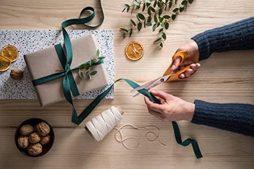 Fiskars Universal Scissors for Handcraft, Sewing and Office Work, Classic, Length: 21 cm, For Right-Handers, Orange, 1005148