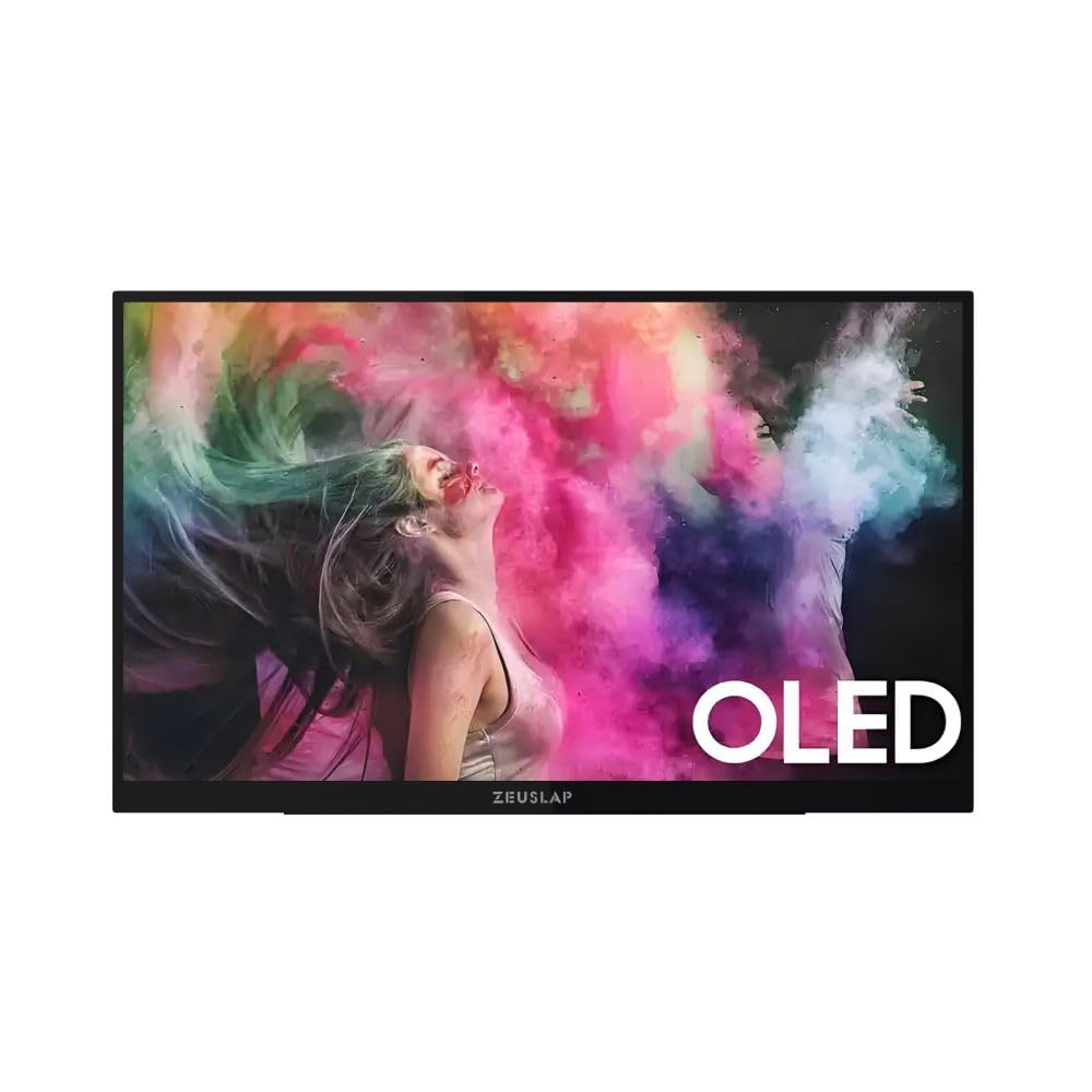 ZEUSLAP OL133ED Monitor Przenośny 13,3” 1920×1080 OLED Dotykowy Full HD 1920x1080 USB-C HDMI do Laptopa Telefonu PS4 PS5 Nintendo Switch do Pracy Grania Nauki Rozrywki