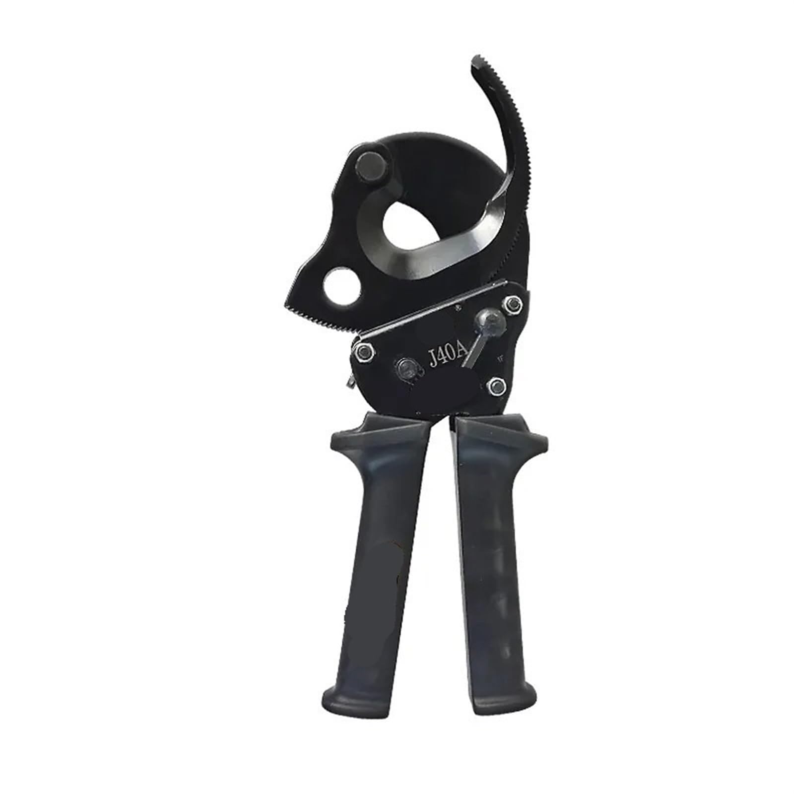 Mmyuak Black Ratcheting Wire Cutter Steel Ratchet Cable Cutter