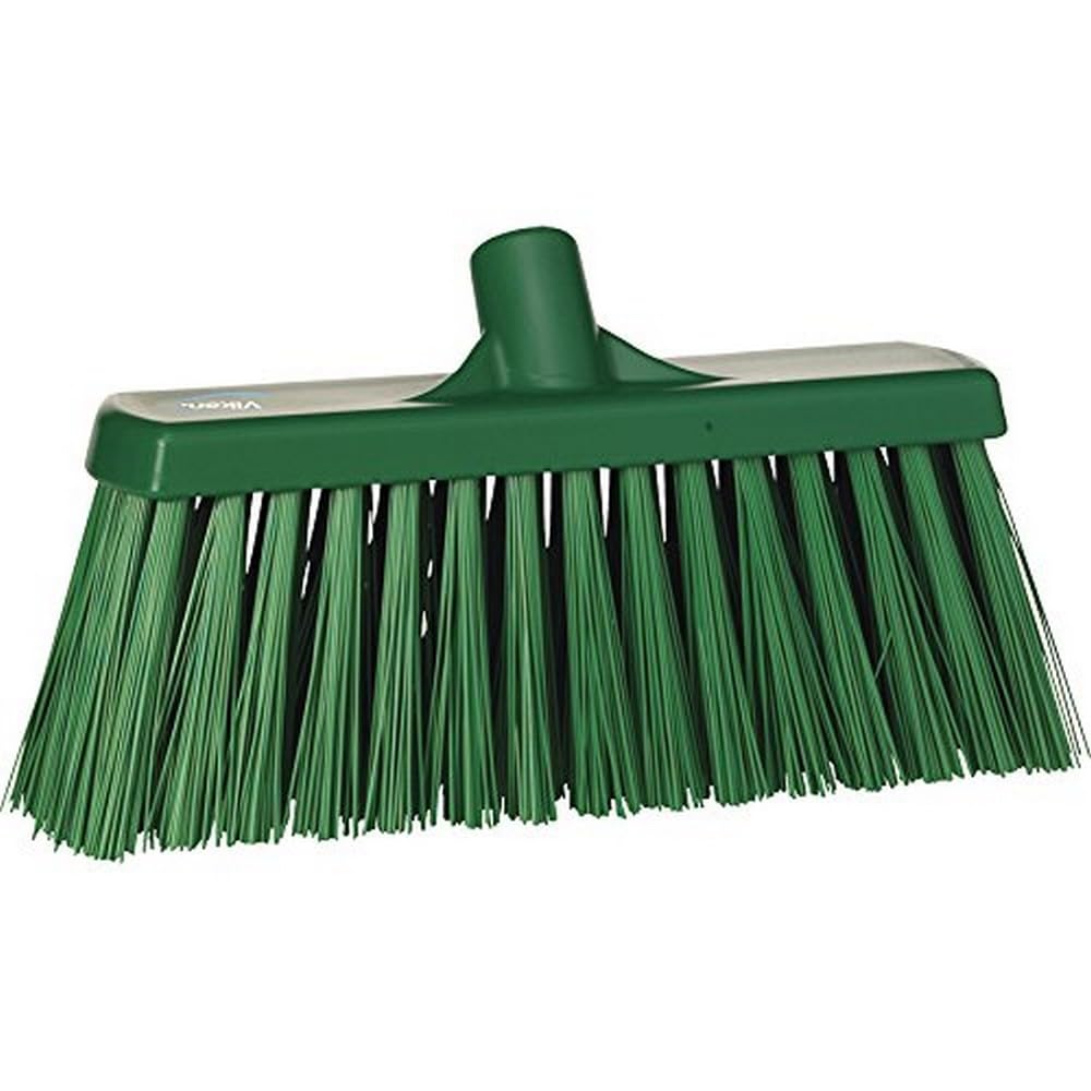 Vikan 29152 Very Hard Broom, Green, 330mm Length, 100mm Width, 170mm Height