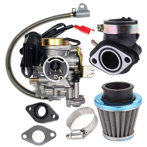 Carburateur GY6 50cc 18mm à flux d'air stable pour moteur 4T