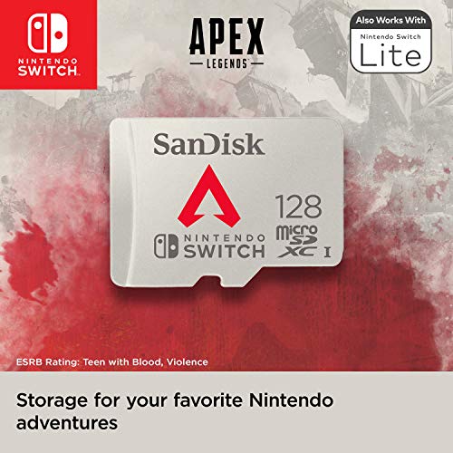 Image of SanDisk 128GB microSDXC-Card Licensed for Nintendo-Switch, Apex Legends Edition - SDSQXAO-128G-GN6ZY
