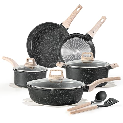 CAROTE 14Pcs Pots and Pans...