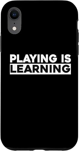 Vista 16 de iPhone 15 Playing Is Learning Groovy Funny Early Childhood Education Case