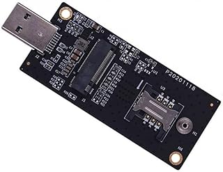 CY Adapter NGFF M.2 Key-B WWAN to USB 3.0 Adapter Riser Card with SIM Slot for 3G/4G/5G LTE Wireless Module Modem Card