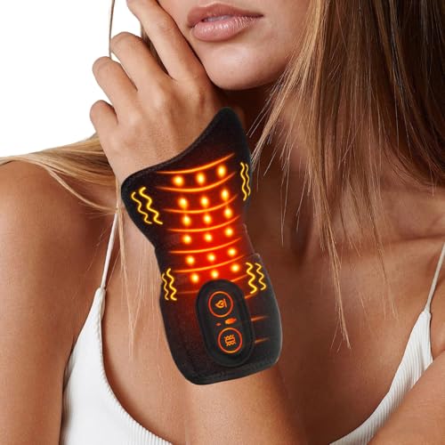 ZMHWANY Heated Wrist Massager - 3000mAh & 3 Temperature Modes