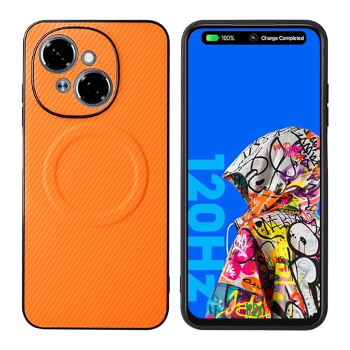 �X�}�z�P�[�X �Ή��@�� for Tecno Spark Go 1 / Pop 9 / Spark Go 1S �}�O�l�b�g�� �J�����ی�@�\�t�� 2-in-1 �G���{�X���HPU���U�[�{TPU Yellow