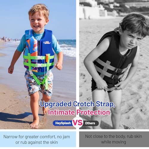 Image of HeySplash Toddler Swim Vest, Kids Swimming Jacket 20-30 /30-50 /50-90lbs