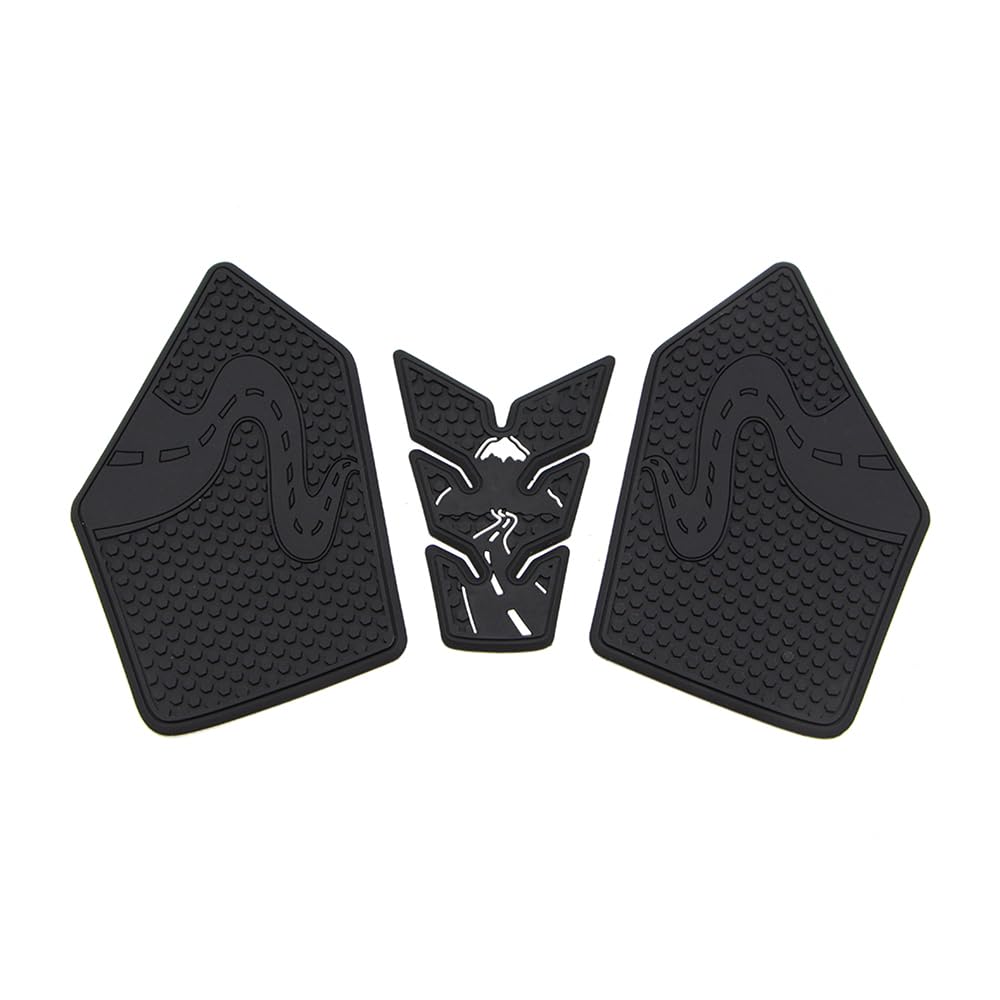 Dreamseek Fuel Tank Non-slip Pad for Yamaha Tracer 9 GT 2021 2022 2023 2024 Rubber Sticker Protector Black