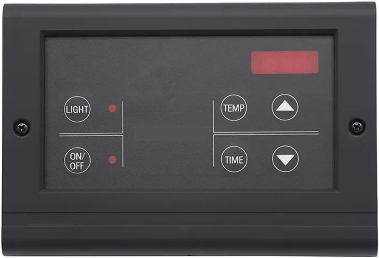 Bathroom Sauna Machine Wall Mounted Stove Controller 35-110℃ Steam Bath Heater Digital Accessories For 3 To 27KW for Shower in Home Room Shower(ST-135M)(ST-135M)