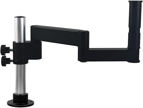 Miniatura 9 de Gringoo Soporte de brazo articulado para microscopio, soporte de microscopio universal giratorio de 360°, para trinocular estéreo, microscopio