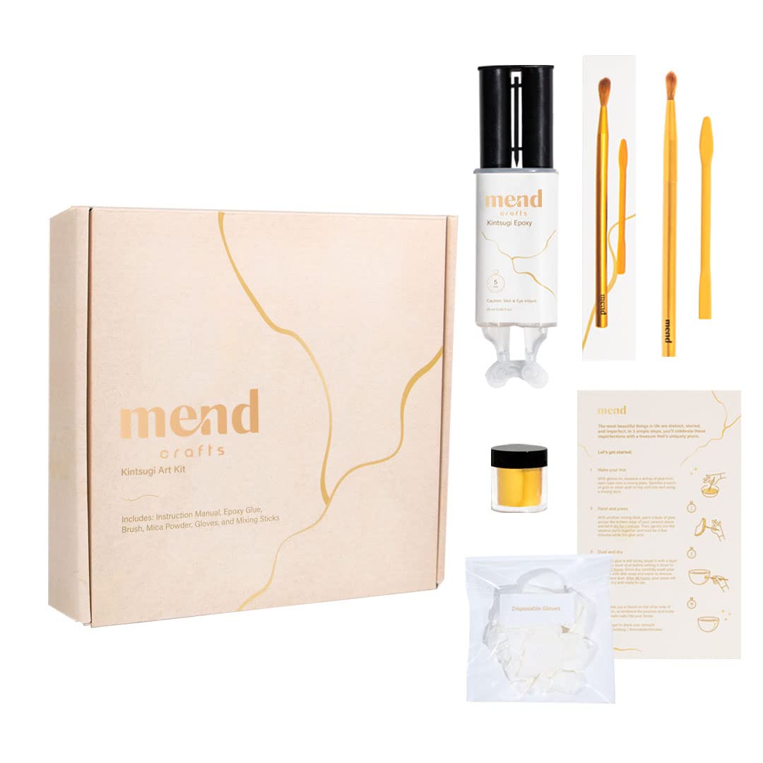 Buy Mend Crafts Kintsugi Repair Kit (Ceramic not Included) Japanese