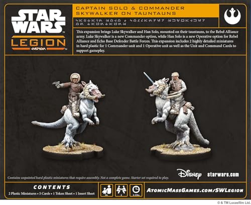 Star Wars: Legion Captain Solo y Commander Skywalker en Tauntuns miniatura 4