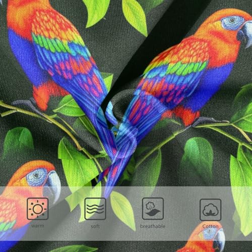 Joisal Cotton Toddler Girls Underwear Vibrant Birds Green Leaves Little Girl Panties Personalized Briefs Kids Undies 2t3