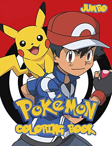 Buy Pokemon Coloring Book: JUMBO Coloring Pages Featuring Your Favorite Pokemon Scenes. 151 ...