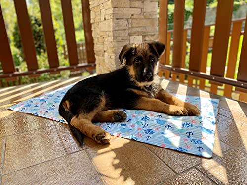 Croci Breeze Whales - Tappetino Auto Refrigerante