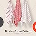 Zeppoli Classic Kitchen Towels - 6 Pack 100% Natural Cotton Towel Set, Reusable Wash Cloths, Absorbent Dish Towels, Machine Washable Hand Towels, Kitchen Essentials, 20� x 28� - Red VAR