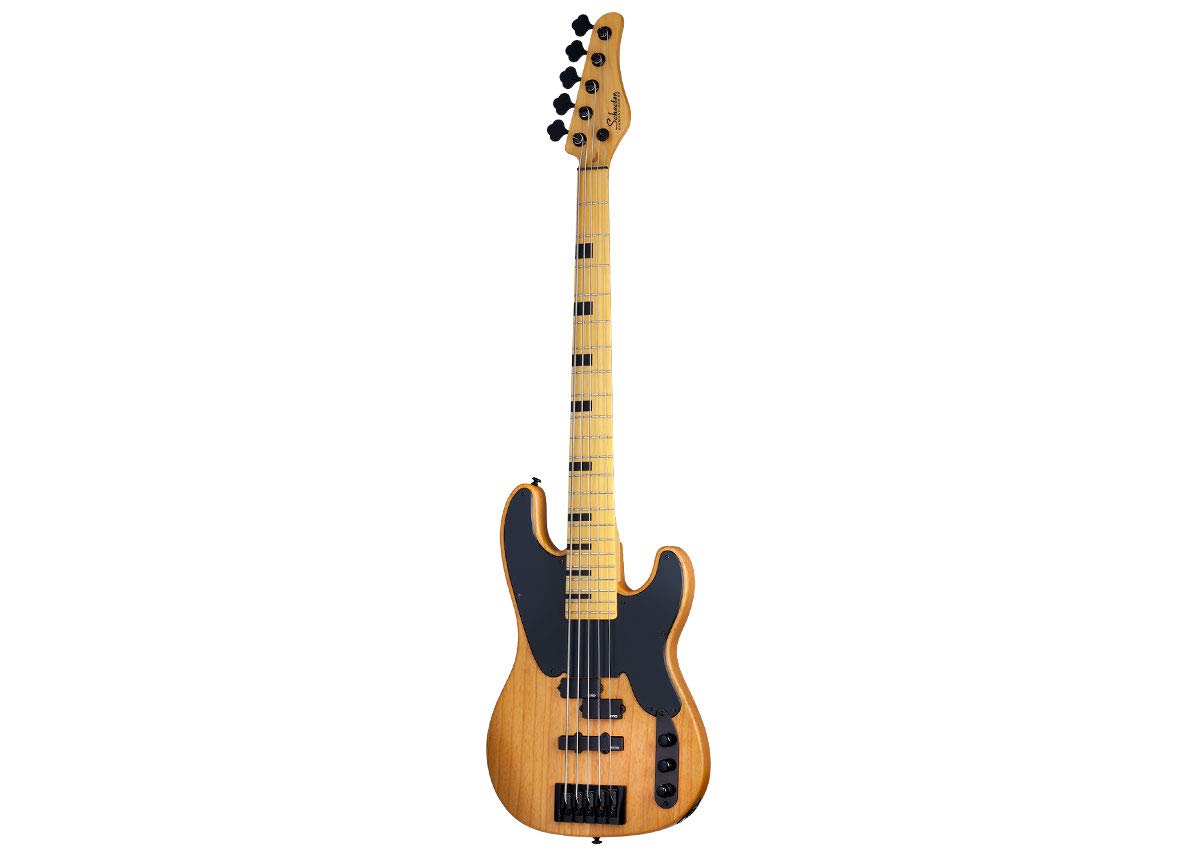 Amazon.com: Schecter 2847 Model-T Session-5 5-String Bass Guitar 