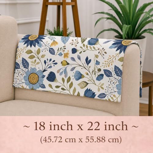 Image of STITCHNEST 'Eden Weaves Collection Series' Sofa Armrest Cover | Elegant Woven Fabric, Washable & Durable for Modern Living (18 x 22 Inches)