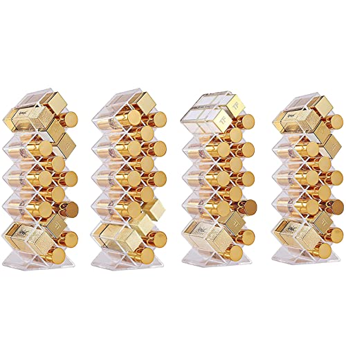 Transparenter Acryl-Lippenstift-Organizer in Fischform, für 16 Lippenstifte, perfekt für Make-up, Kosmetik und Kommode, 4 Stück Cover