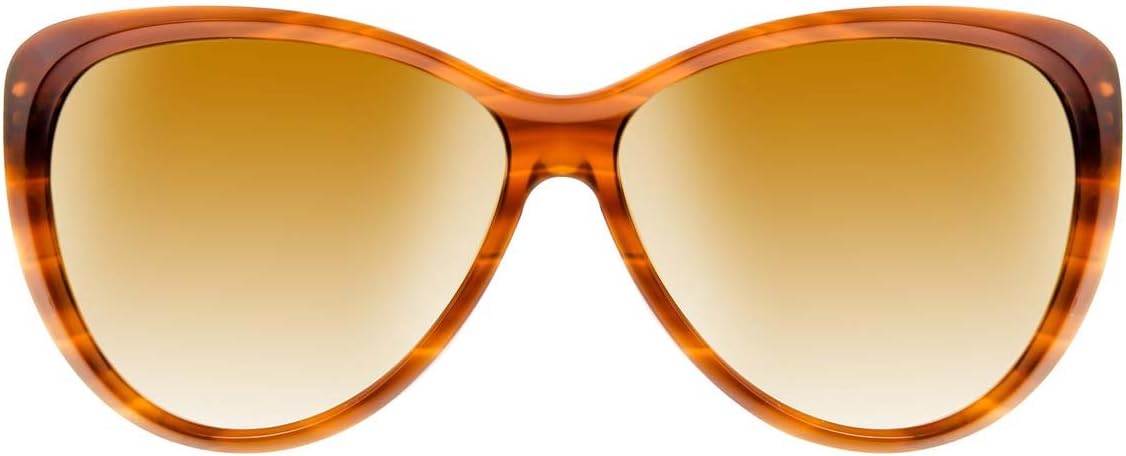 Tom Ford Sunglasses TF230 Malin 65F Striped Light Brown 230