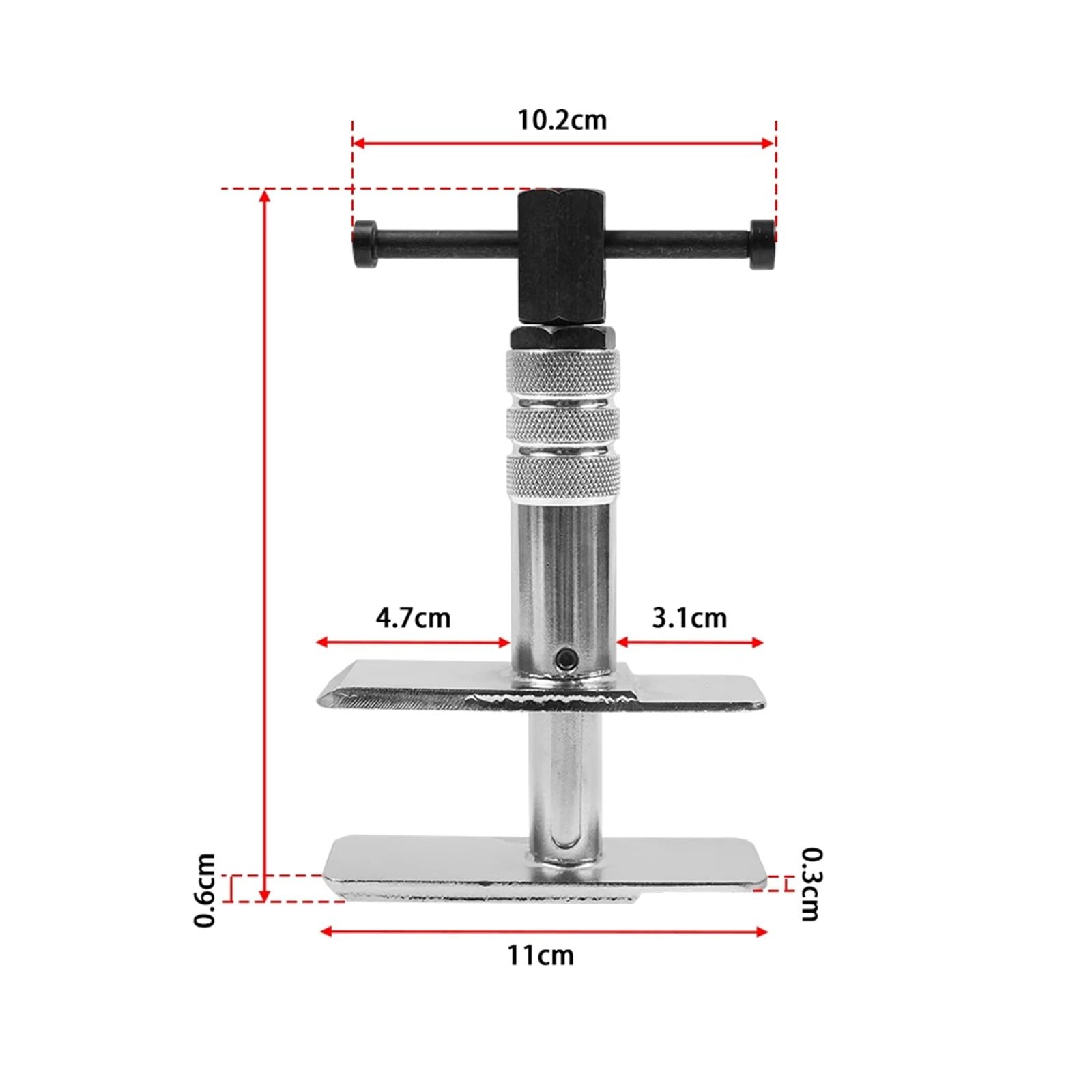regulator hamulca Wytrzymałe Narzędzie Do Rozpierania Zacisków Hamulcowych Motocyklowych Do Większości Tarcz Hamulcowych W Pojazdach. Narzędzie Do Kompresji W Kolorze Srebrnym. Zestaw Regulatorow