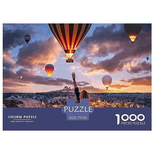 Scie Sauteuse Classique de 1000pcs en Bois Puzzle de Ballons Multicolores