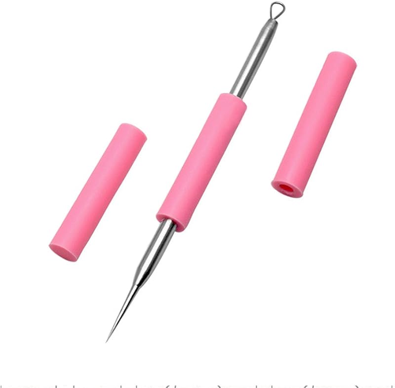 BEZOX Ferramenta dupla para cuidados da pele com alça de gel e capa de silicone, DH-F314