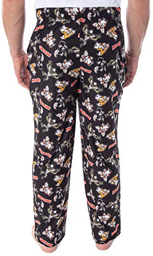 INTIMO The Gremlins Men's Gizmo Stripe Daffy Mogwai Allover Character Adult Sleep Lounge Pajama Pants3
