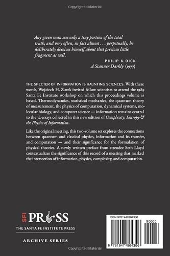 Complexity, Entropy, And The Physics Of Information: Volume Ii #TOP1