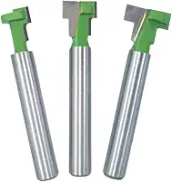 Kit 3 Fresas Rasgo Canaletado T Slot Haste 6mm Tupia
